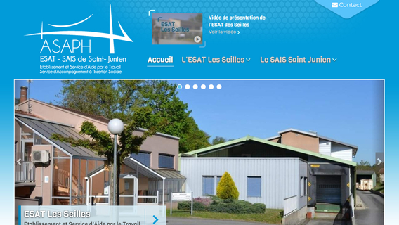 Site Internet de l'ASAPH Saint Junien