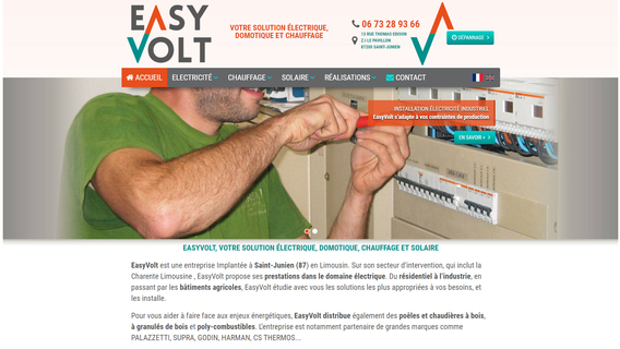 Site Internet d'EasyVolt