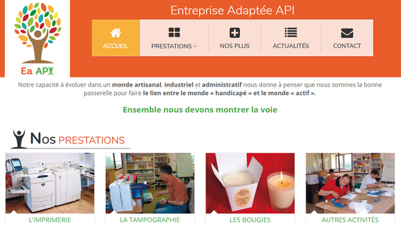 Site Internet de l'Entreprise Adaptée API